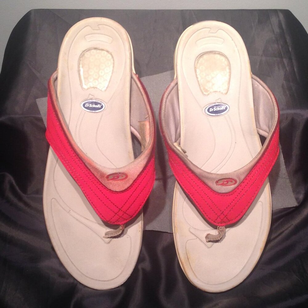 DrScholls Red Sandals